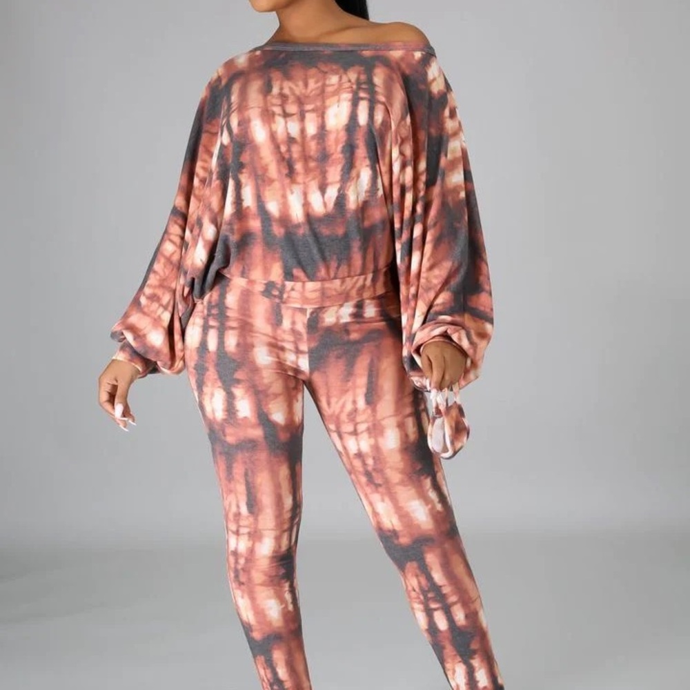 3-P.C. Women's Tie-Dye Jogger Set